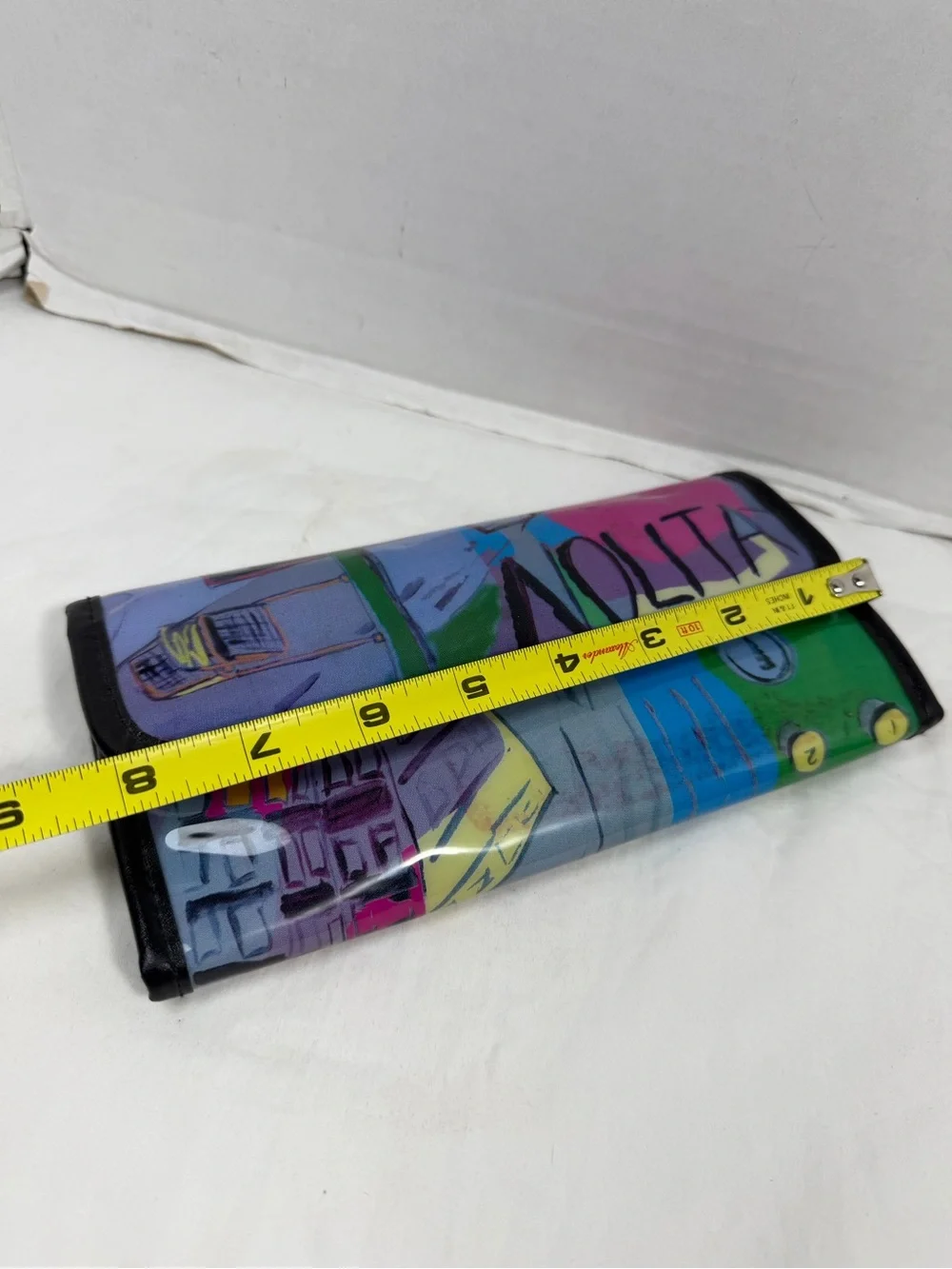 Vintage Nolita Colorful Graphic Clutch Wallet - Multicolor